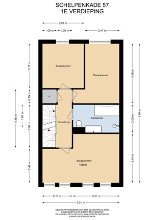 Floorplan - Schelpenkade 57, 2313 ZZ Leiden
